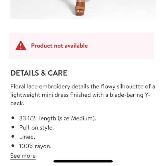 ASTR Y-back dress. - Picture 3 of 8